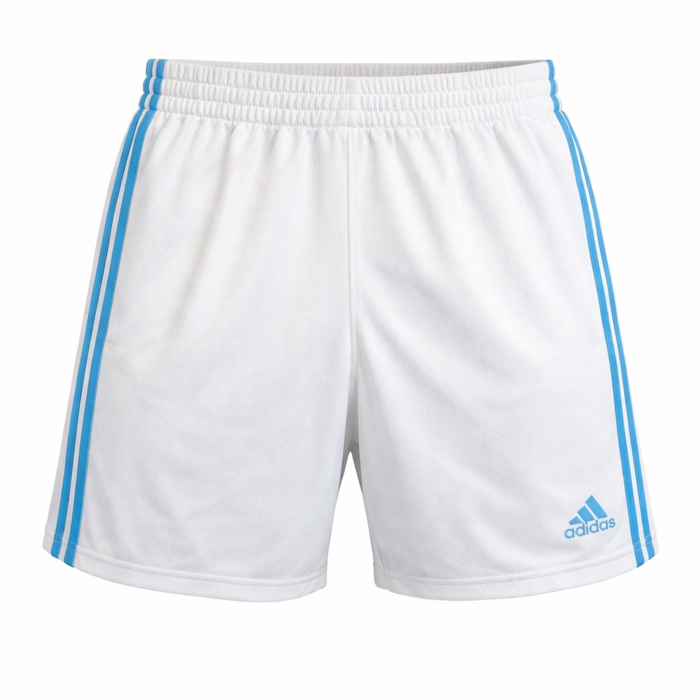 Adidas Boys' Elastic Waist 3-Stripe Mesh Shorts